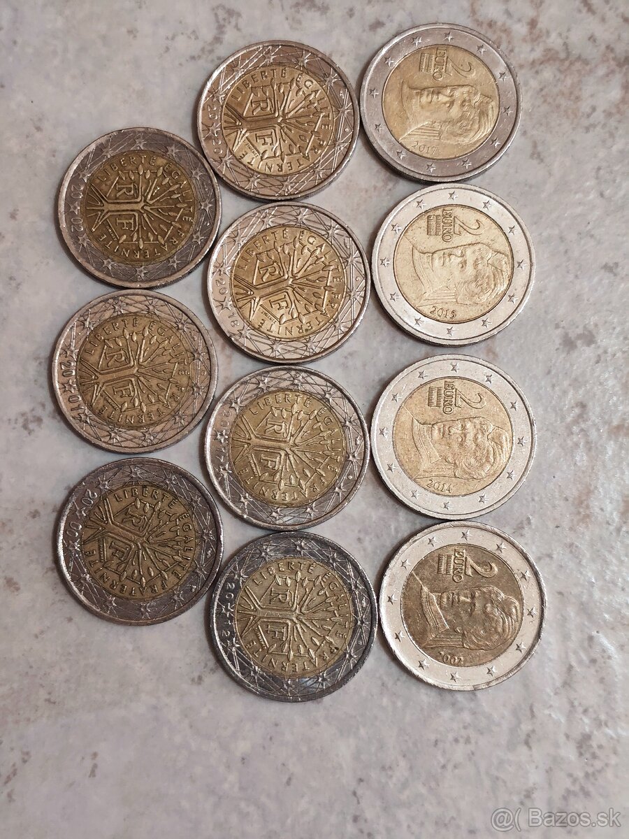 2 eurové mince - 12