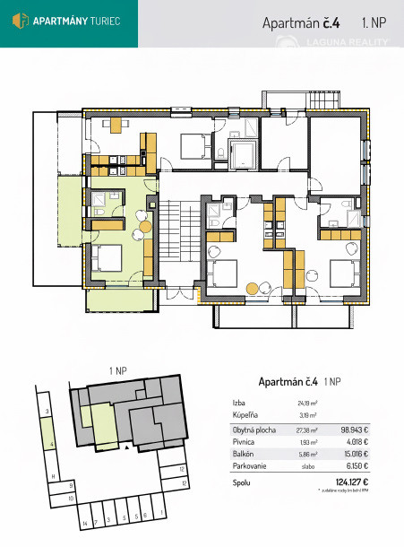 Apartmány Turiec — štúdiá v centre Turčianskych Teplíc - 12