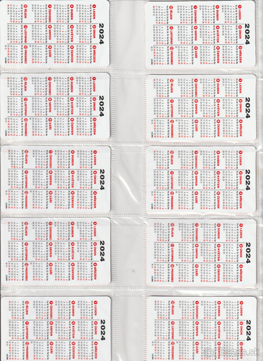 KALENDARIKY TEMATICKE SERIE - 12