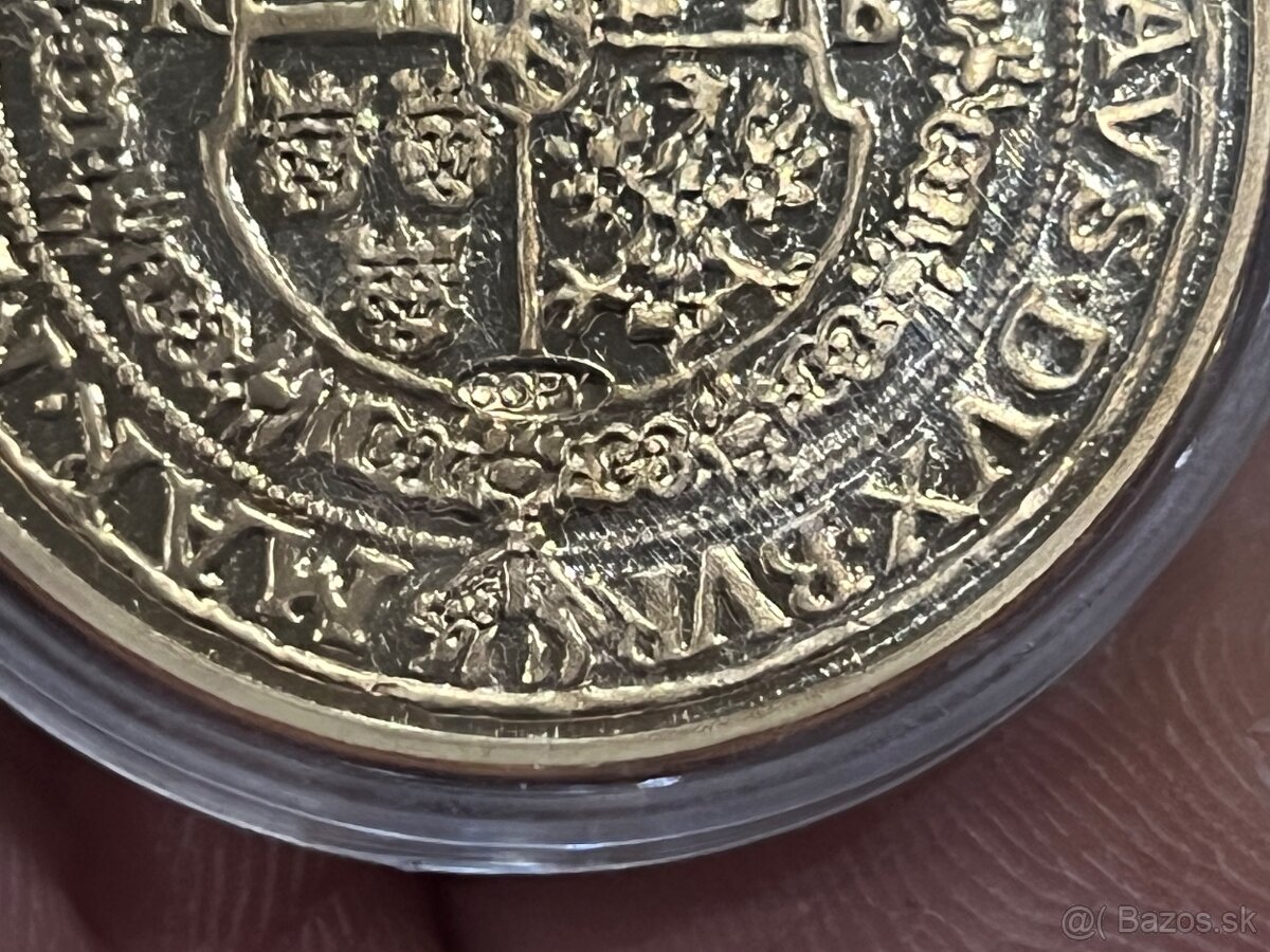 Predám 5x pozlátené a postriebrené mince na foto. - 12