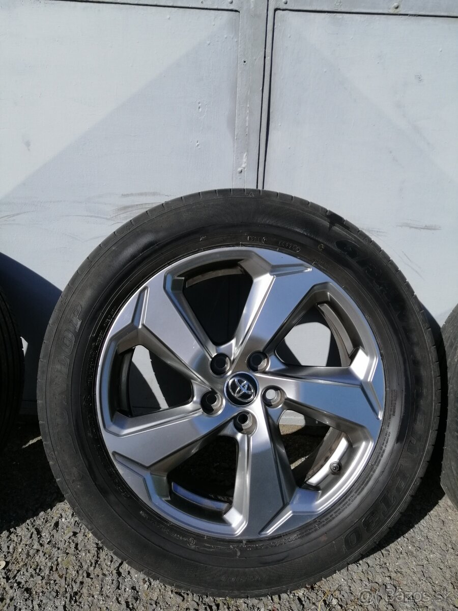 18" 5x114,3 7x18 et35 alu disky Originál Toyota RAV4 5.gen - 12