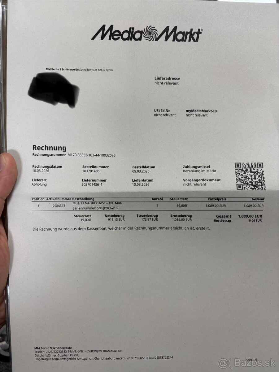 Apple MacBook Air 13" M4, TOP stav v záruke - 12