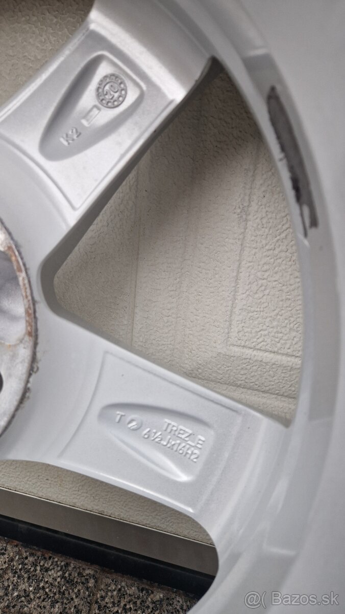 Zimné alu 205/60 R16, 5x112, 6,5J, ET46 VW Touran - 12