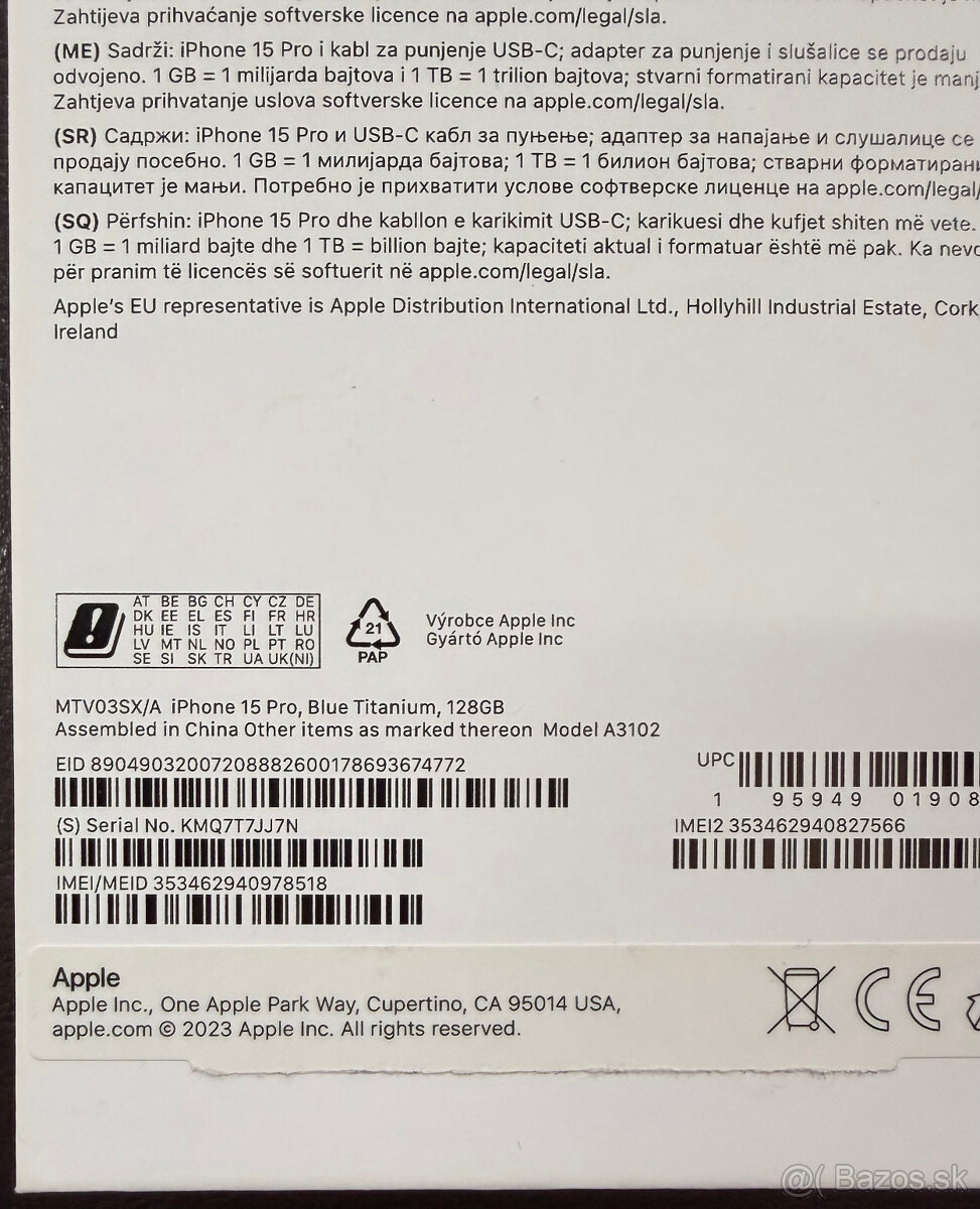 Apple iPhone 15 Pro 128GB ako nový - 12