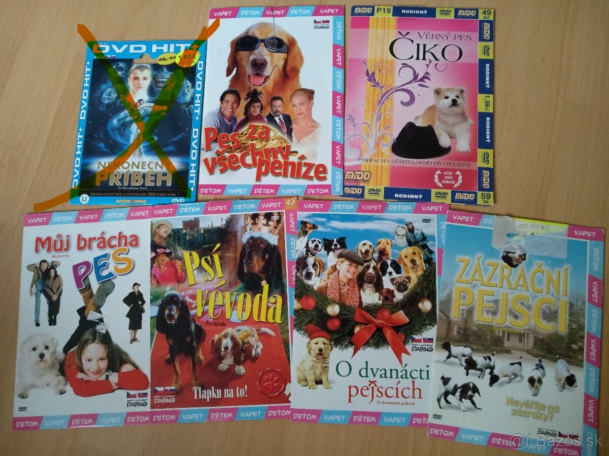 VHS filmy a rozprávky, DVD filmy a CD hudba - 12
