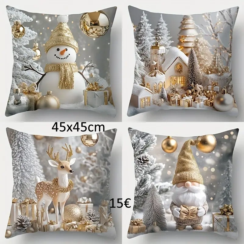 Vianočne obliečky 45 x 45cm NOVE - 12