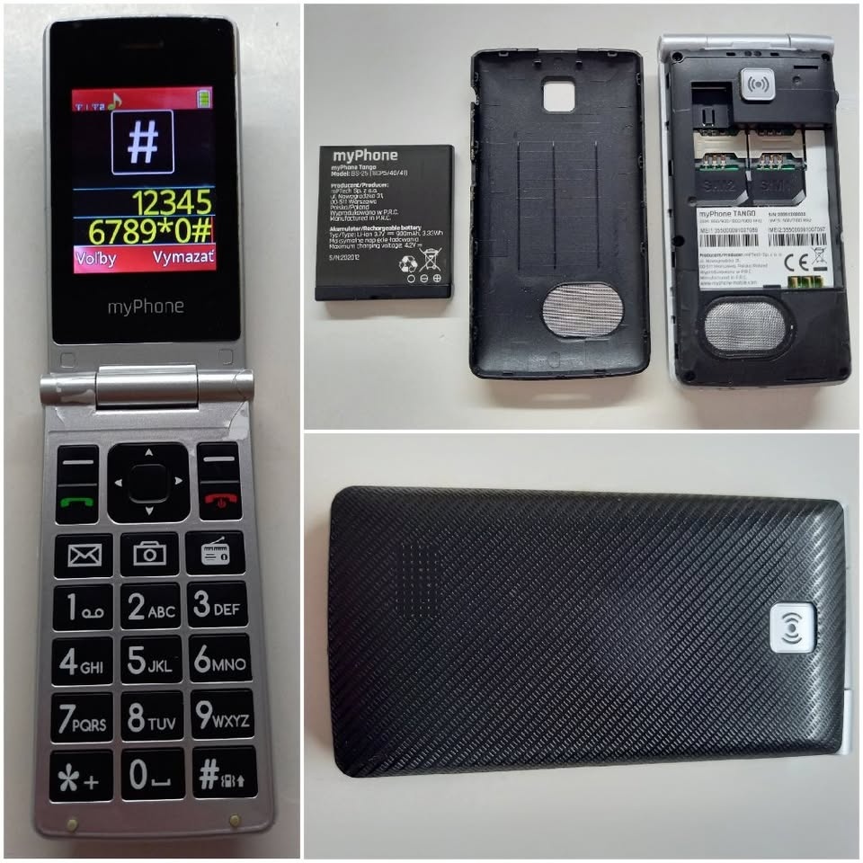 Klasické Tlačidlové Senior Mobily Veľký Display Dual Sim - 12