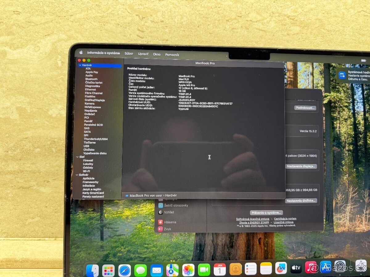 Apple MacBook Pro 14" M3 Pro 12-CPU 18-GPU, 1TB - 12