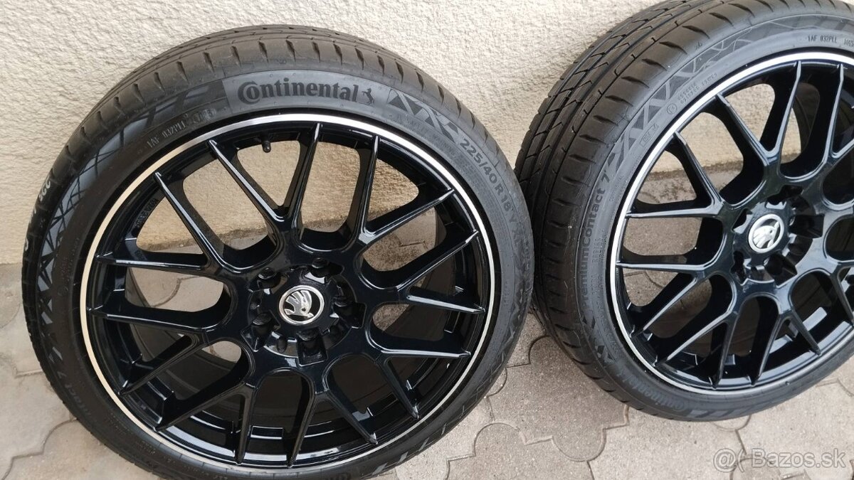 Sada elektronov,5X112R18 letne 225/40 R 18 CONTINENTAL - 12