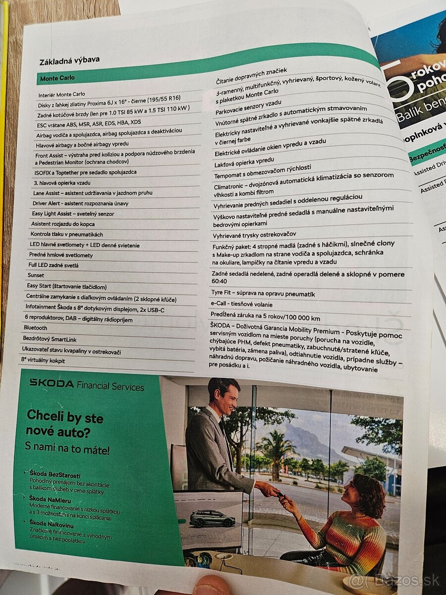 Auto Škoda Fabia Monte Carlo 1,5 TSI 110kW, 7° AP - DSG - 12