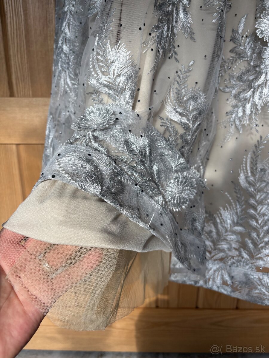 Spoločenské / svadobné šaty 42 - 12