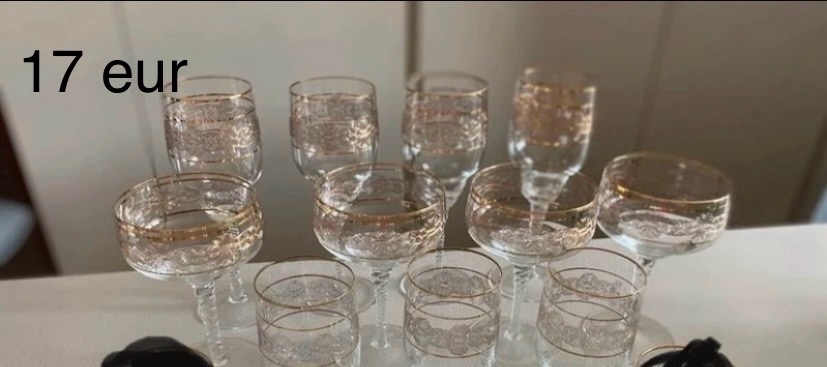 Predám retro poháre, šálky misy, taniere - 12