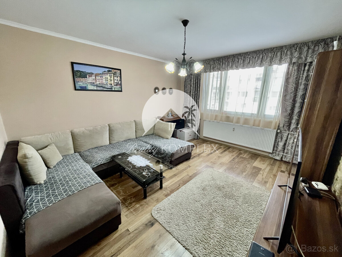 Reality KOMPLEX s.r.o. Vám ponúka 3-izbový byt s loggiou po - 12