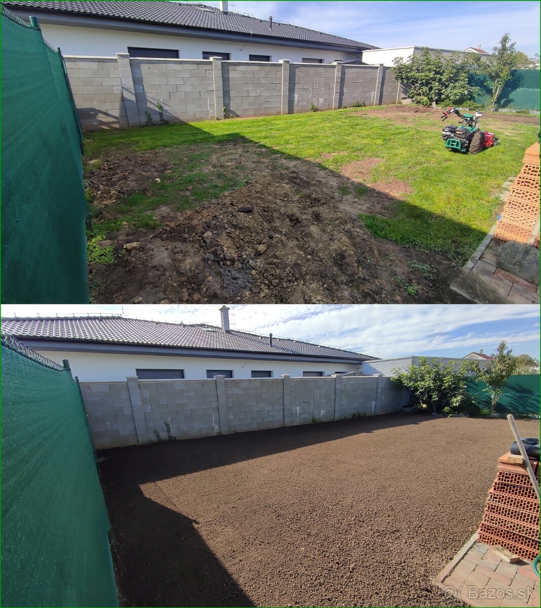 Služby - Mininakladač / Pôdna fréza / Zakladač trávnika - 12