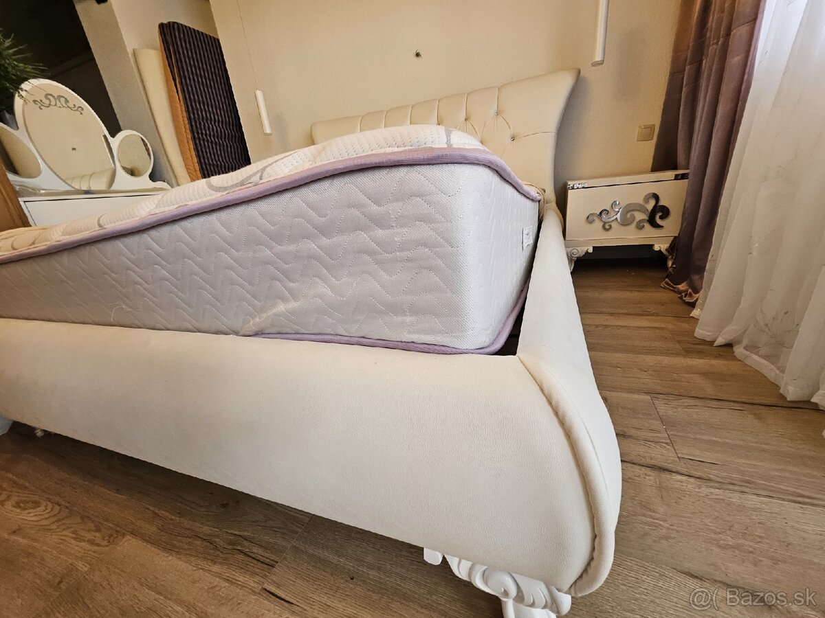 Luxusná manželská posteľ so Swarovski krištáľmi - 12