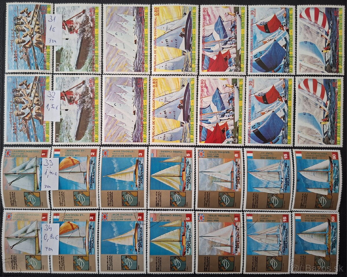 Postove znamky Mix 7 (66poloziek) - 12