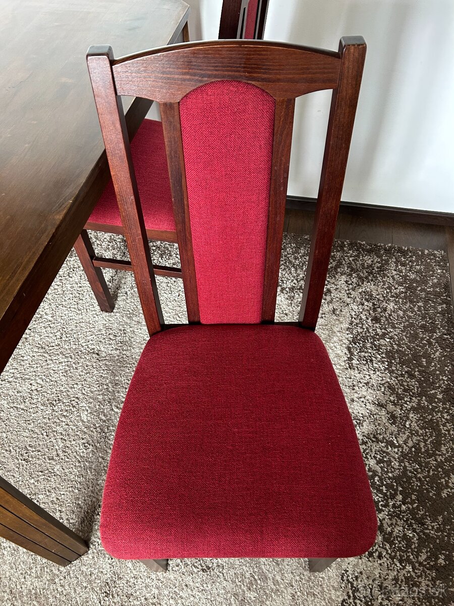 Jedálenský stôl a 4 stoličky - 12