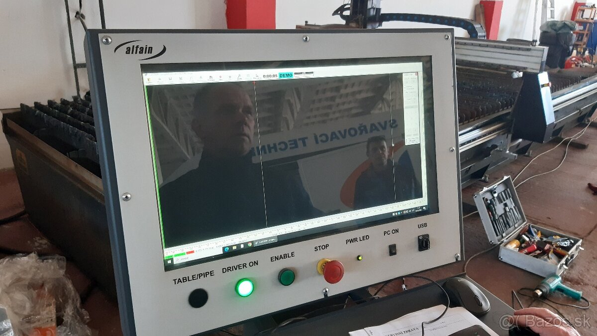 Plazmový rezací stroj ALFATEC CNC 2x6m - 12