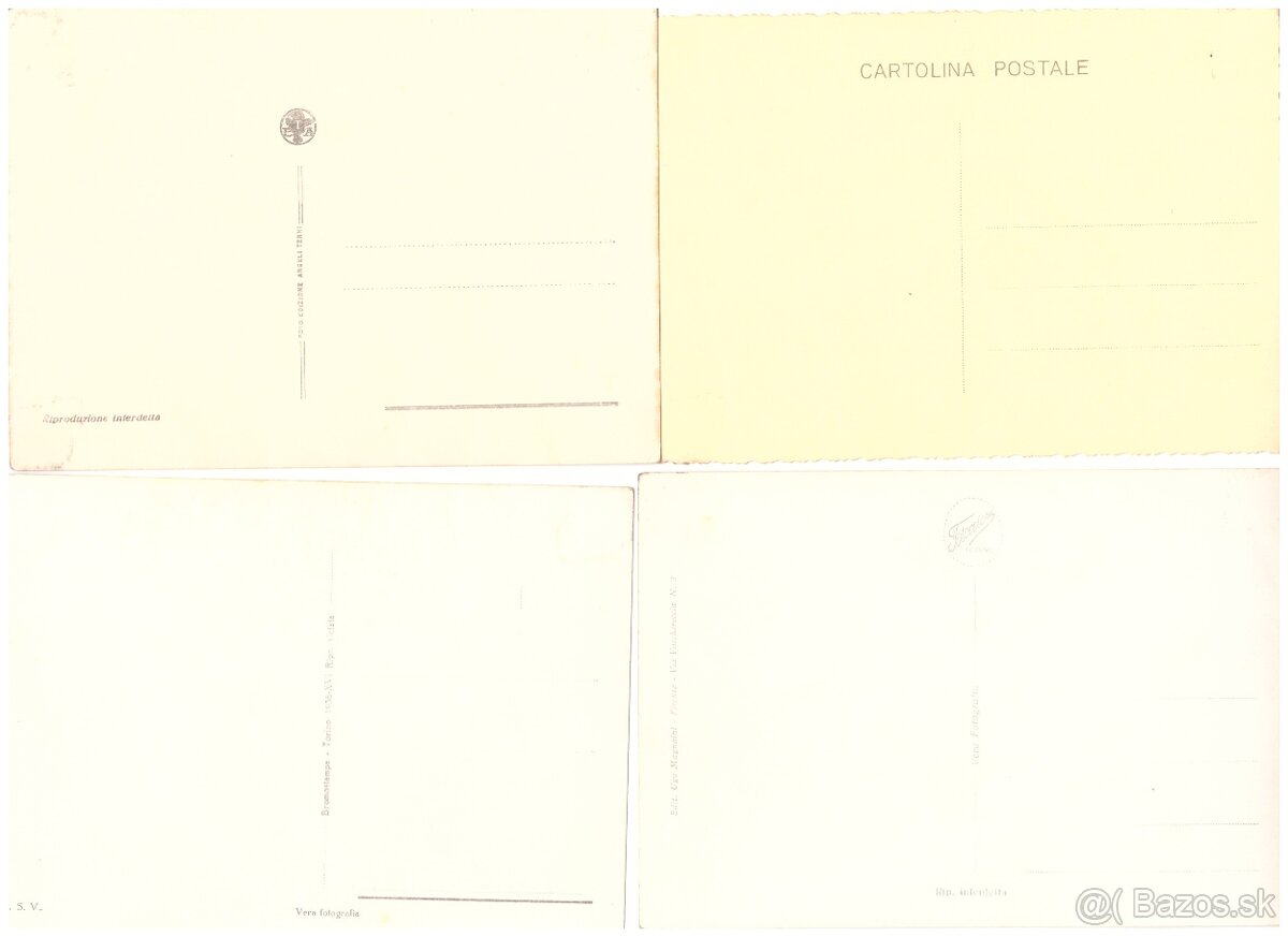 Pohľadnice Európa mix - 12