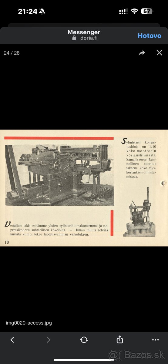 Brúska a vyvrtávačka valcov - 12