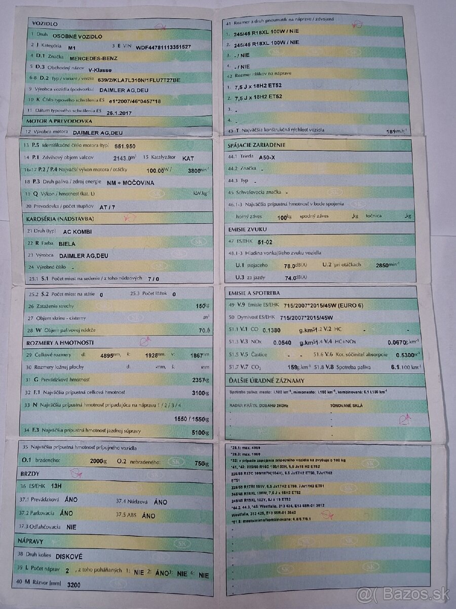 Mercedes-Benz V-Class V 200 - 12