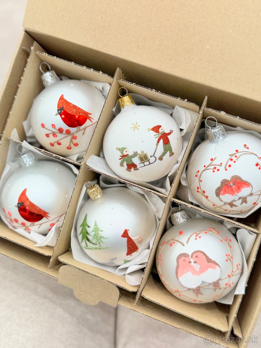 Vianocne ozdoby , vianocne gule , vianocne gulky, RÔZNE - 12