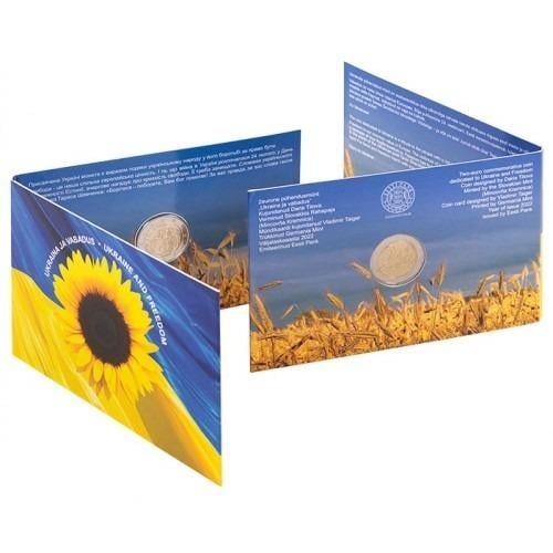 Estónsko - pamätné euromince - coin card - 12