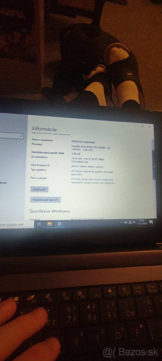 Notebook Packard Bell Dot S - 12