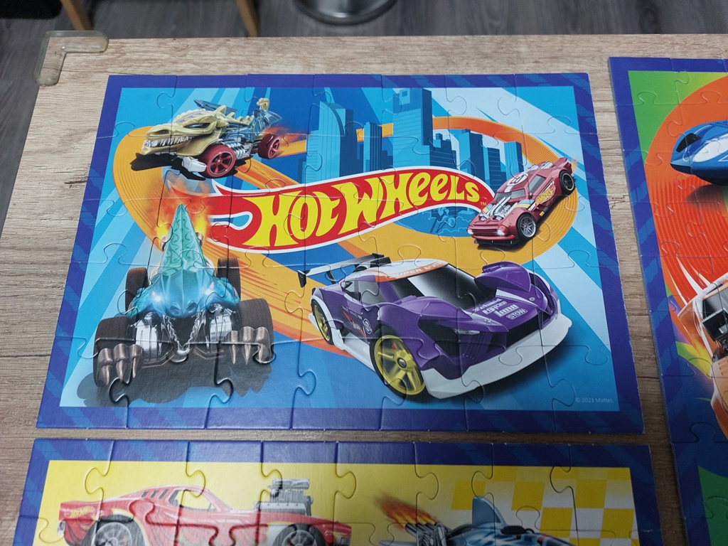 puzzle 4v1 Hotwheels / Spider man - 12