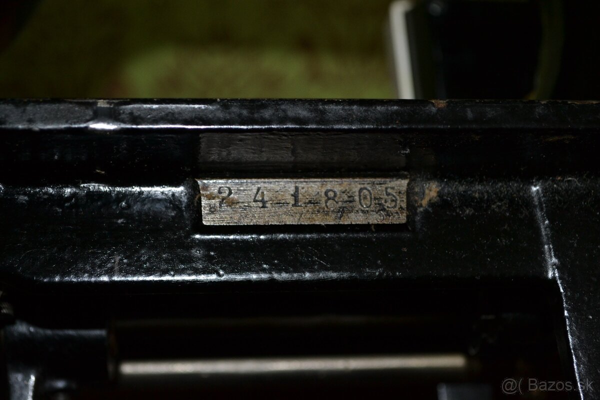 Šijací stroj Lada - Ponořovací 77-11a, rok 1938 + DOKLADY - 12