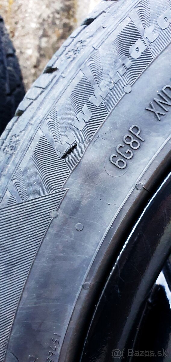 predam 17" cierne kolesa VW (disky + zimne pneu) - 12