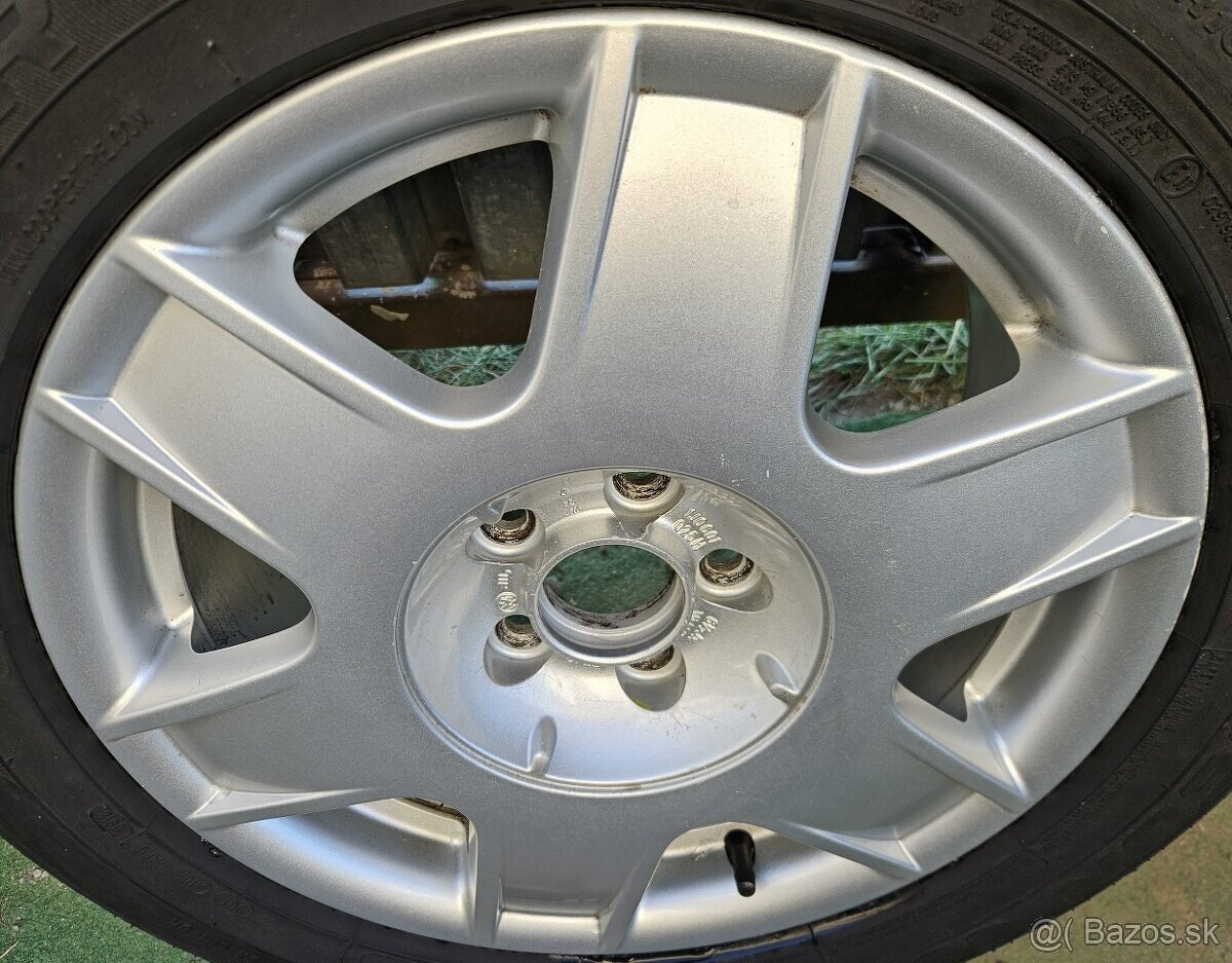 Originálne hliníkové disky VW - 5x100 r16 - 12