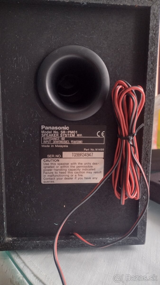 Predám Hi-fi systém Panasonic cena 70 . - 12