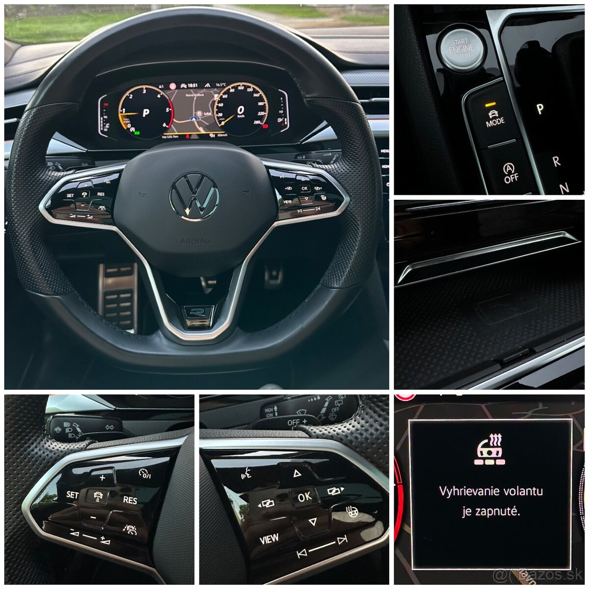 VW Arteon SB R-Line 2.0TDi 147Kw 4x4 2022 PANO/ŤAŽNÉ/DCC - 12