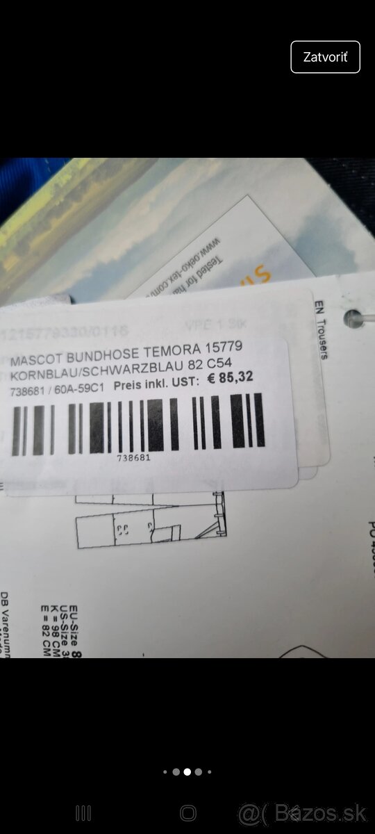 Pracovné rukavice Mascot - 12