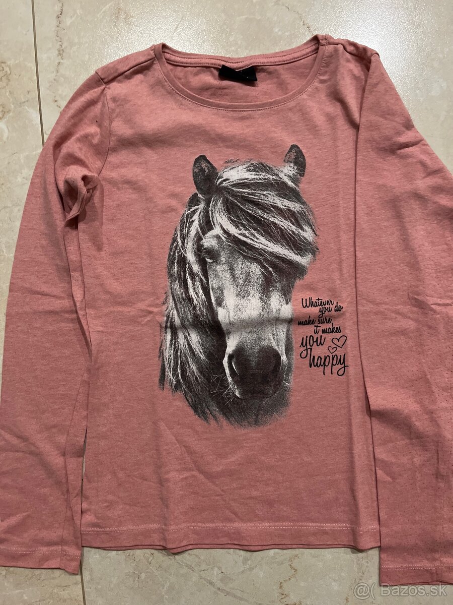 Dievčenské tričká s dlhým rukávom - 12