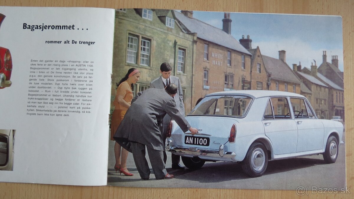 Prospekty Hillman, Ford Anglia, Austin, Morris, MG. - 12