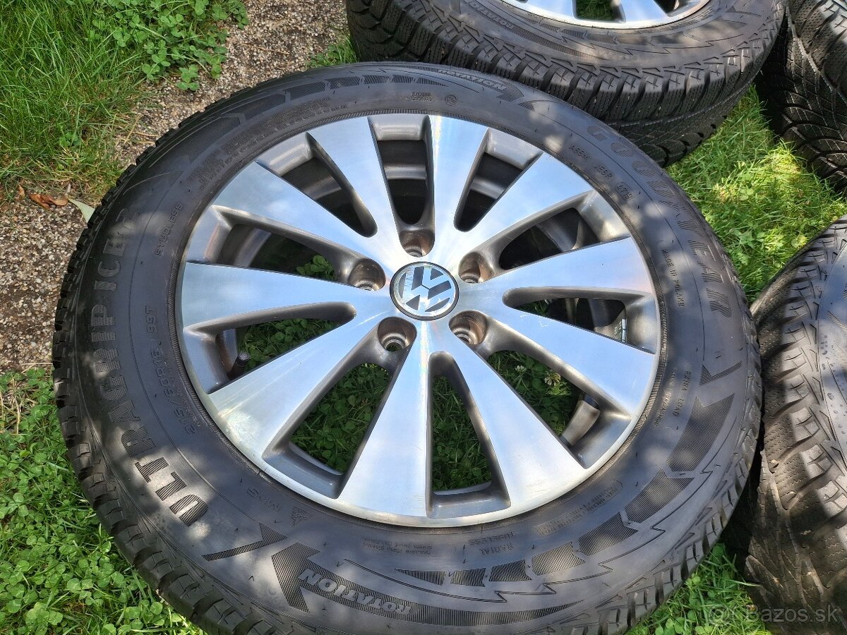 16" ALU 5x112 orig VW a iné +zimne 215/60 r16 8mm, - 12