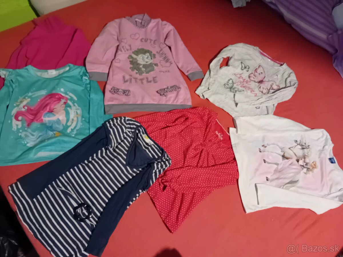 Veľký balíķ dievčenských veci veľ.110-122 - 12