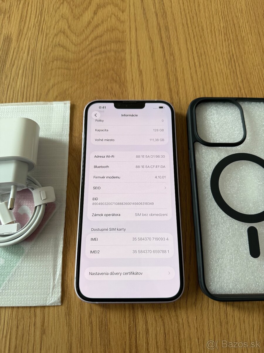 iPhone 14 Plus 128 gb Purple v záruke + príslušenstvo - 12