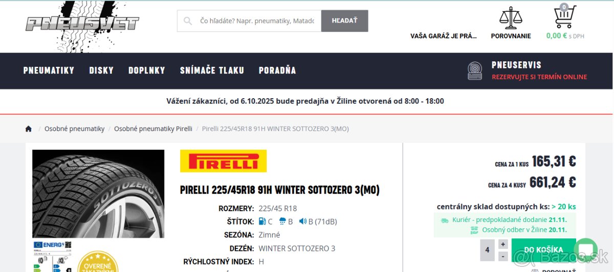 Disky BMW G20 G21 5x112+nove zimne pneu Pirelli Sottozero 3 - 12