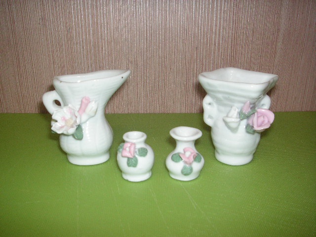 karafy, svietniky, poháre, džbán, vázy, koreničky - 12