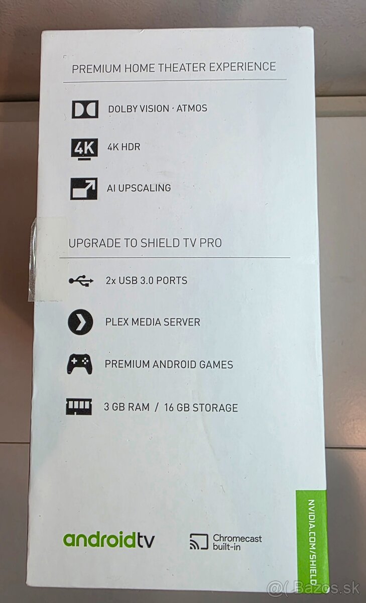 NVIDIA Shield TV Pro (2019), 4K, model P2897 - 12