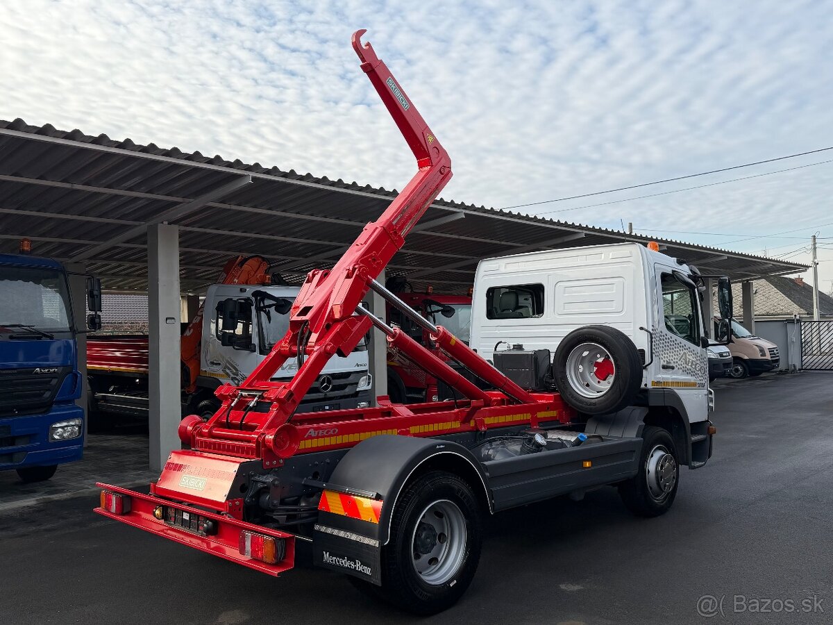 Mercedes Benz Atego 1218 hákový nosič kontajnerov - 12