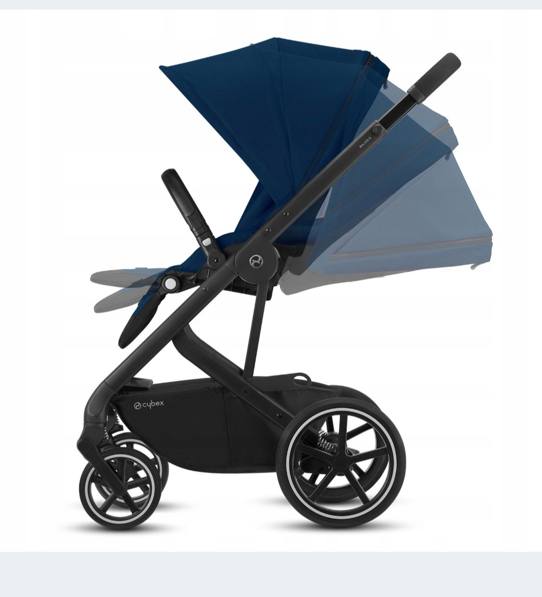 Cybex Balios S kombinovaný kočík 2 v 1 Navy Blue - 12