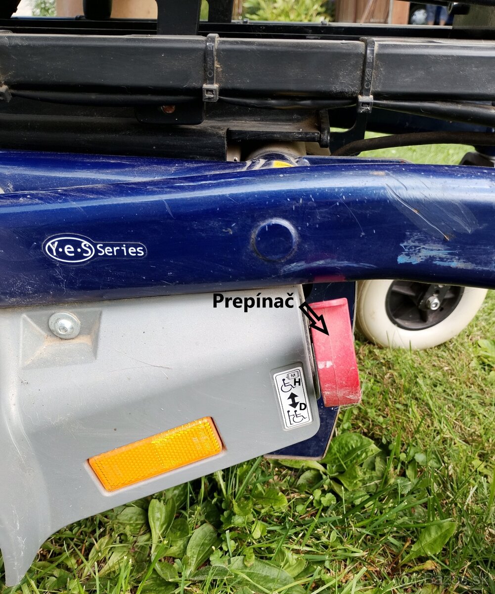 Elektricky invalidný vozík. - 12