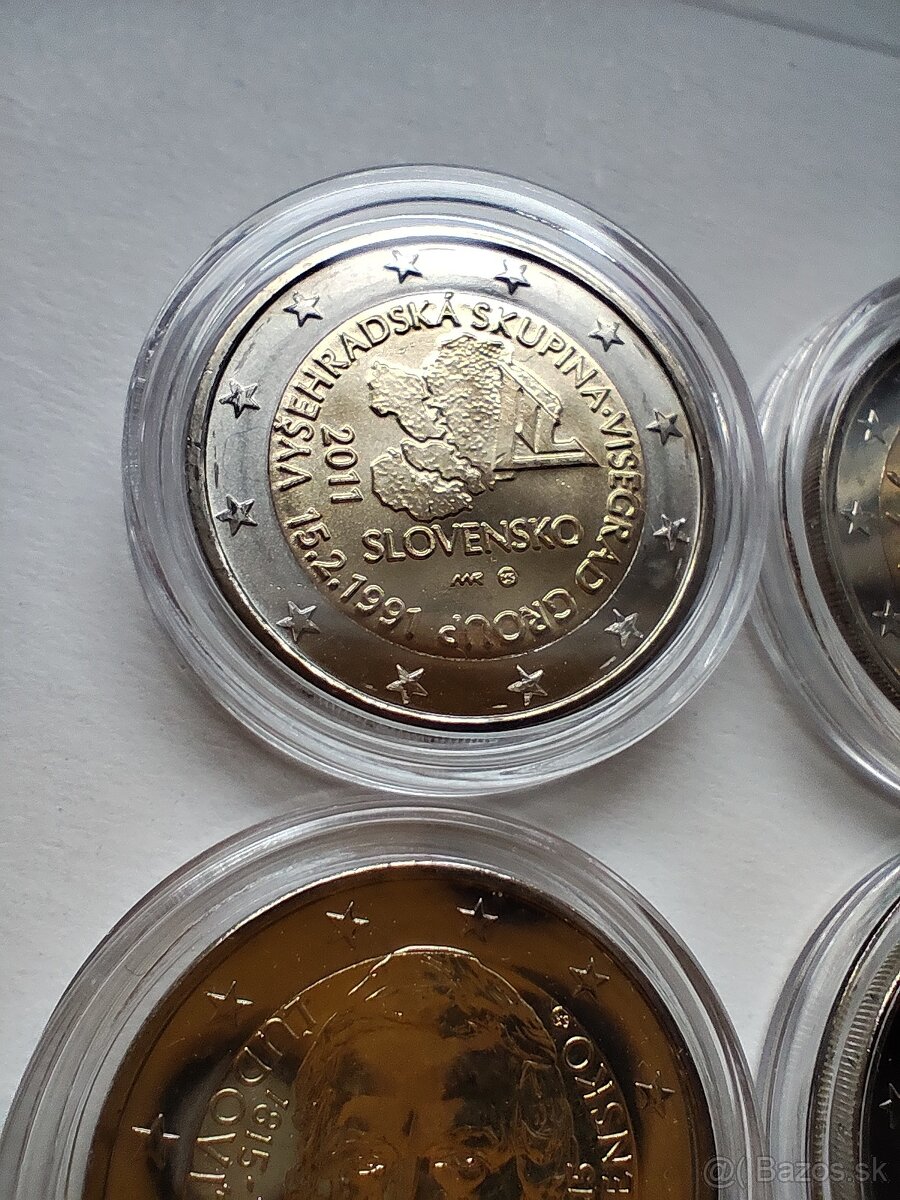 Slovenské 2€ mince v UNC stave - 12