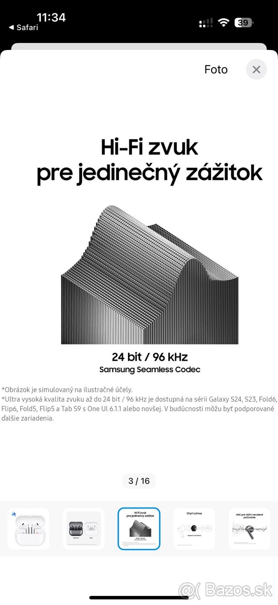 Samsung Galaxy Buds3, SM-R530NZWAEUE, Biela - 12