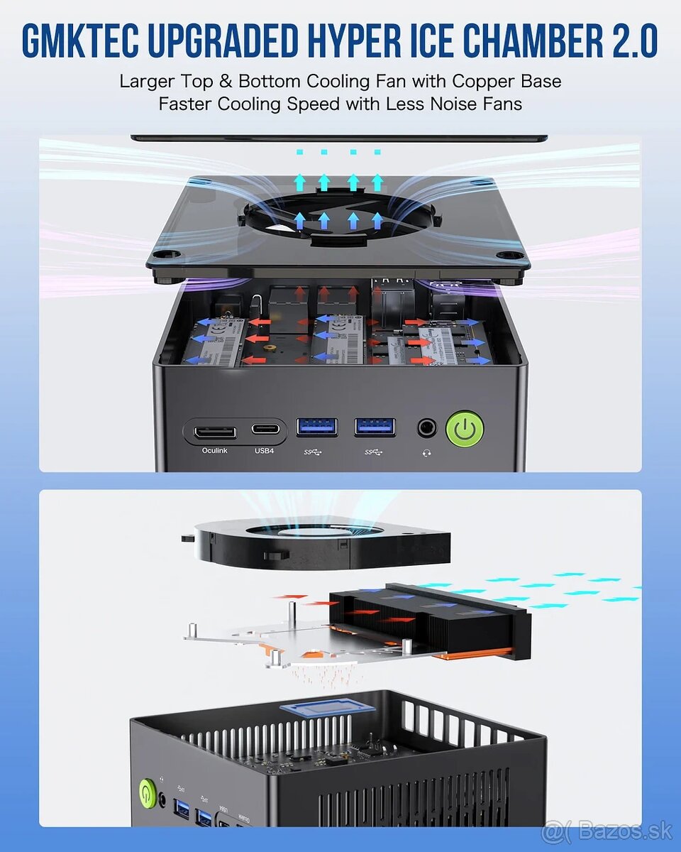 GMKtec K8 Plus AMD Ryzen 7 8845HS 32GB RAM 1TB SSD Win11 Pro - 12