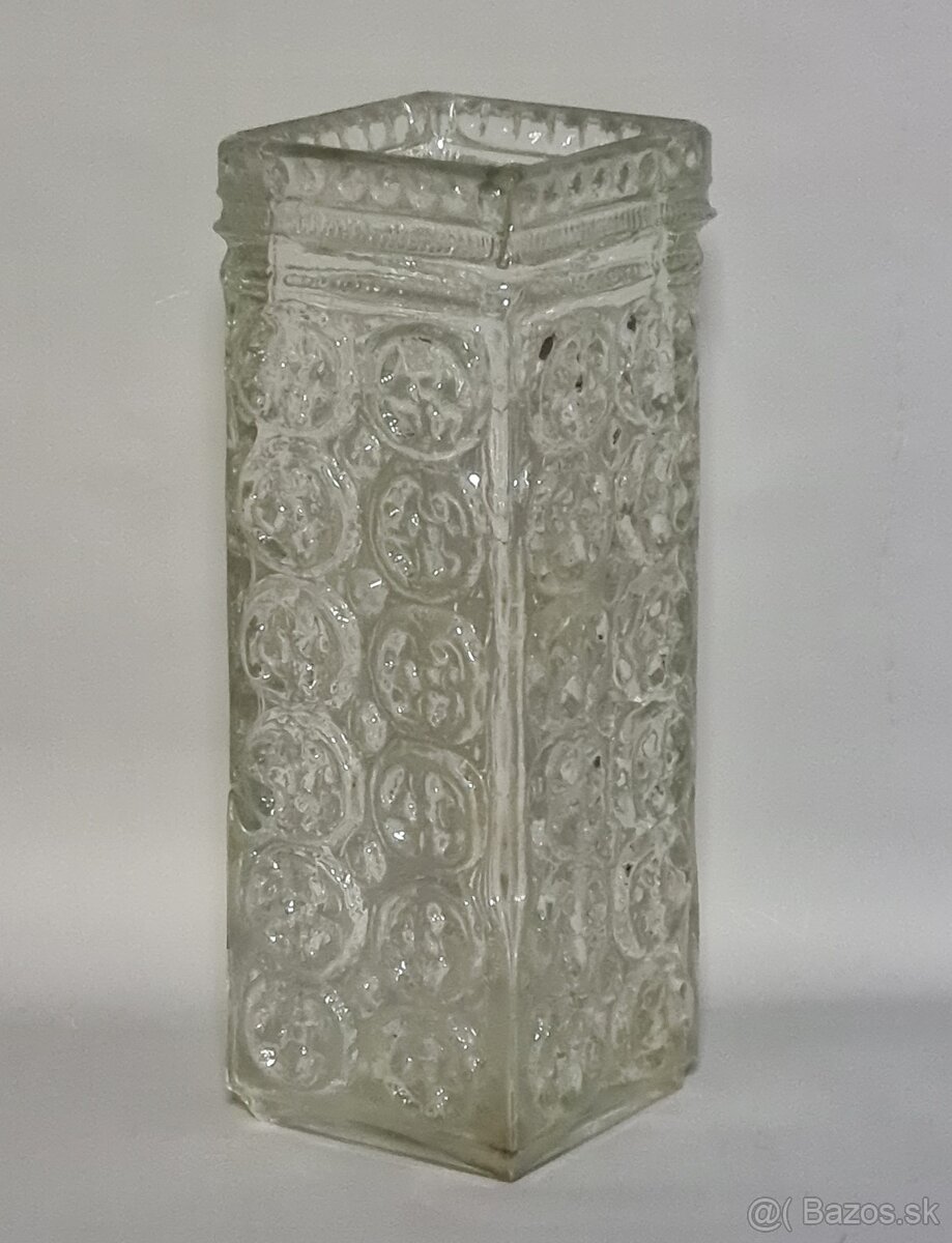 Retro sklenené vázy 1 - 12